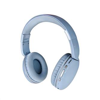 AURICULARES DCU BLUETOOTH DIADEMA MULTIF, AZUL