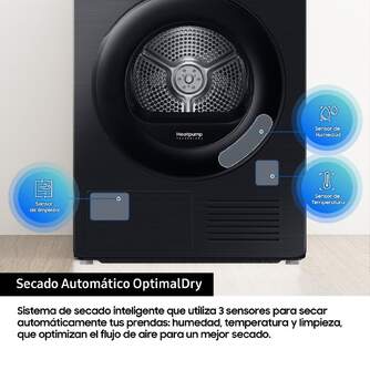 SECADORA SAMSUNG DV90DG52A0ABEC 9K BC DSP NEGRO