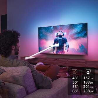 TV PHILIPS 43%%%quot; 43PUS8400 UHD QLED SMARTTV AMBILIGH