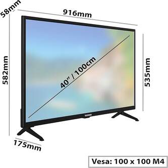 TV TELEFUNKEN 40%%%quot; 40DTF825 FHD HDR10