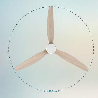 VENTILADOR TECHO CECOTEC 5300 WH%%%amp;WOD DC 132CM 5839