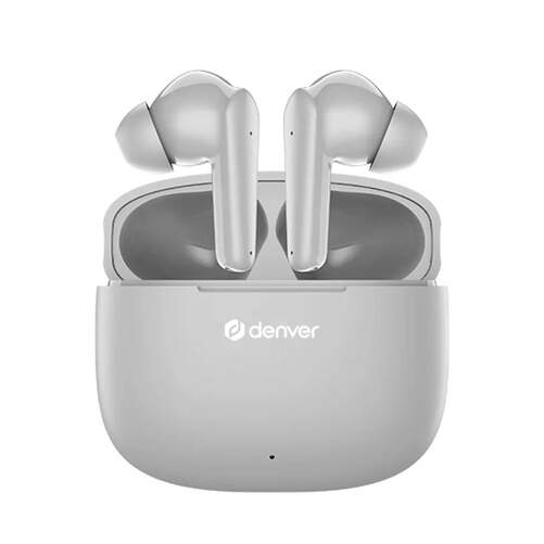 Auriculares Denver TWE-48B Gris - 20-20000 Hz, True Wireless Stereo, Bluetooth 5.3