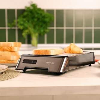 TOST. CECOTEC NICESLICE PLANO 1000W TACTIL 3275