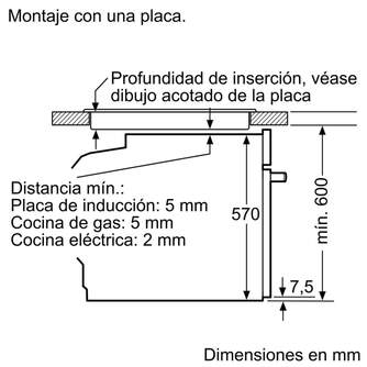 Horno Pirolítico Bosch HBA574BR00 | A, 71L, 7 Funciones