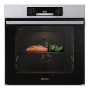 Horno Hisense BI64EPXE1SOL - 77 L, Pirolítico, Inox, Negro