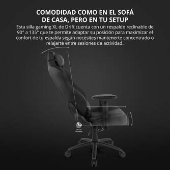 SILLA GAMING DRIFT DR250 XXL NEGRO