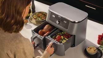 FREIDORA AIRE NINJA DZ400EU 6EN1 COMP.DOBLE 9,5L