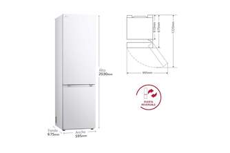 FRICOM. LG GBV7280CSW 200x60CM 1P NF DSP BCO