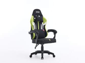 SILLA GAMING NASA SATURN PRO NEGRO VERDE  