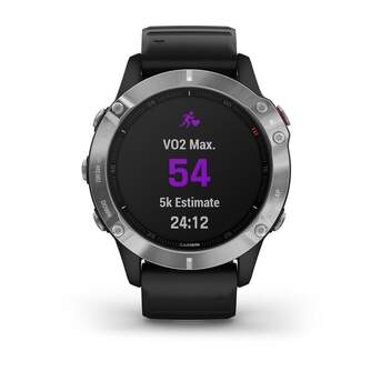 SMARTWATCH GARMIN FENIX 6 SILVER W/BK 010-02158-00