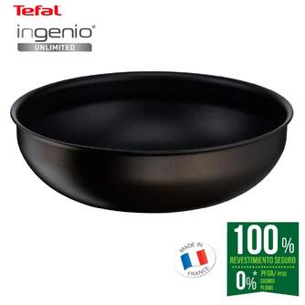 SARTEN WOK TEFAL L76377 INGEN.UNLMD 26CM SIN MANGO