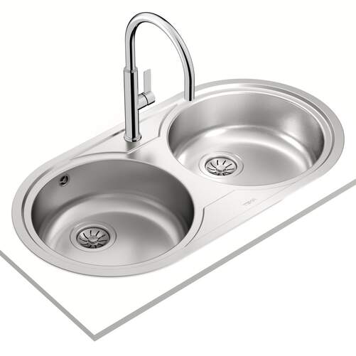 Fregadero TEKA Duetta - 2 cubetas, ancho 90 cm, acero inoxidable