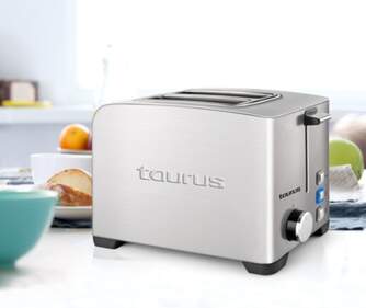 TOST. TAURUS MY TOAST II LEGEND 2R MINI INOX 850W