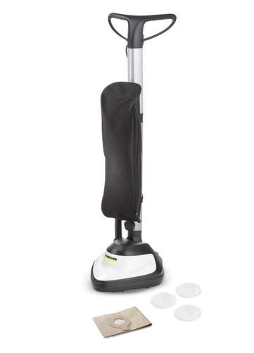 Enceradora Karcher FP303 - Incluye accesorios, Portable, Blanco y Negro