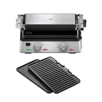GRILL BRAUN CG7020 INOX 2000W 3EN1 AP.180%%%#186; 29X23CM