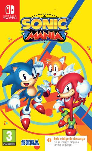 Sonic Mania - Nintendo Switch, Código Digital