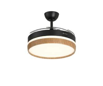 VENTILADOR TECHO RET ARTICA AVTECHR72NM NGR MD 72W