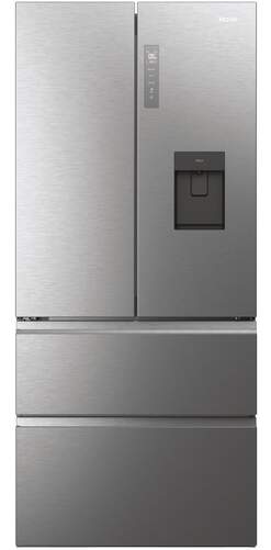Frigor&iacute;fico Americano Haier HFW7819EWMP - Clase E, 190x83cm, 4 Puertas, Dispensador, NoFrost