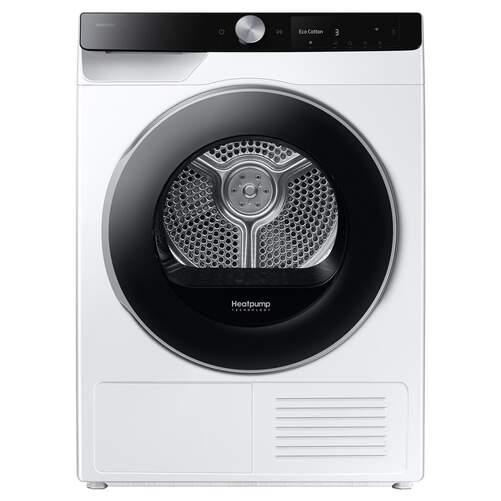 Secadora Bomba de Calor Samsung DV90DG6845LKU3 - 9 kg, Clase A, 64 dB, 14 Programas, Blanco