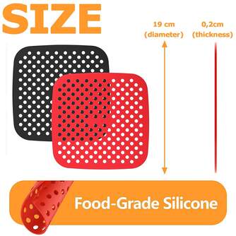 BASE SILICONA AIRFRYER NK-HOCO32006 CUADRADA 18,6