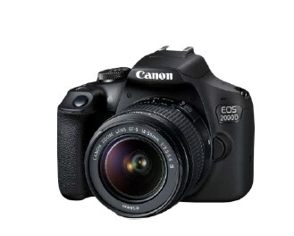 CAMARA CANON EOS 2000D 18-55 IS