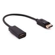 Adaptador Nilox NXADAP02 - DisplayPort macho a HDMI hembra, 1,5 cm, Negro