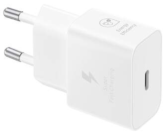 CARGADOR SAMSUNG 1XUSB C DE 25W BLANCO