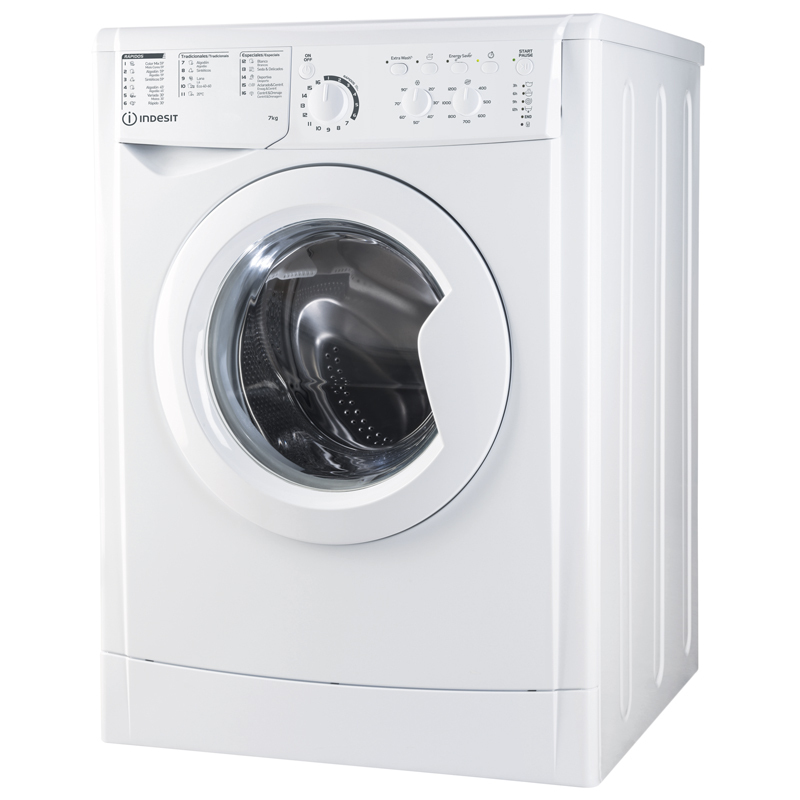 Lavadora Indesit EWC 71252 W SPT N - Clase E, 7kg