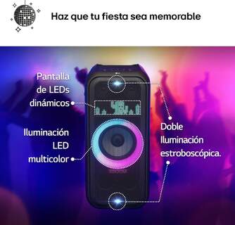 ALTAVOZ LG XBOOM DXL7T 250W DJ BT USB IPX4 BAT.20H