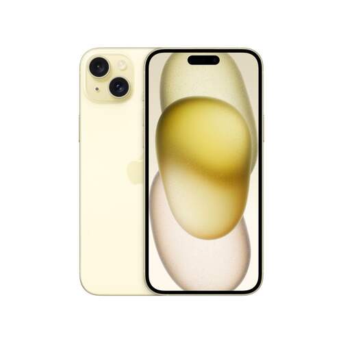 Apple iPhone 15 Plus 256 GB Amarillo - 6,7", Apple A16 Neural Engine, C&aacute;mara doble 48+12 MP