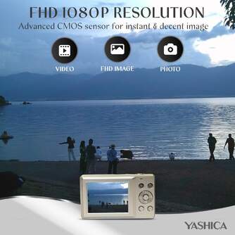 CAMARA COMPACTA YASHICA YAS-DG100P-SV   94*24*58