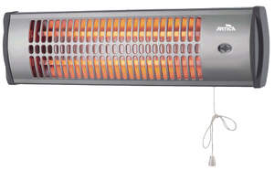 Estufa Infrarrojos Artica AIB1200 - Para Pared, 1200 W, 2 Potencias, Para pared