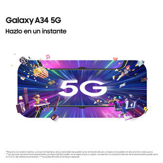SMARTPHONE SAMSUNG A34 5G 8/256 6,6%%%quot; SILVER