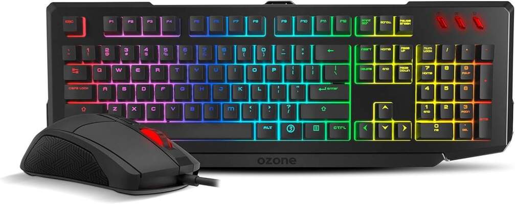 Teclado + Ratón Gaming Ozone Double Tap