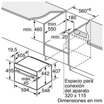 HORNO BOSCH CBG7741B1 COMPACTO MULTI A 