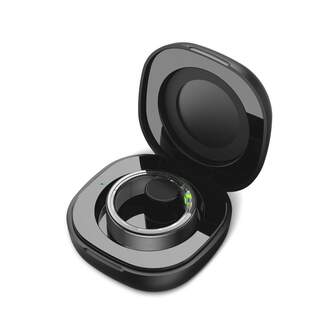 SMARTRING KSIX SATURN NEGRO XS TALLA 8 18,1 mm