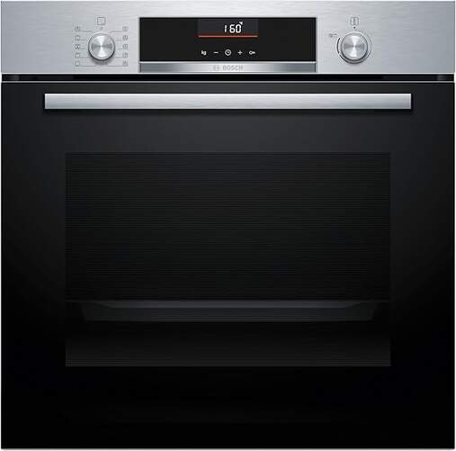 Horno Multifunción Bosch HBG536ES3 - 71 L, Integrable, 3400 W, Inox