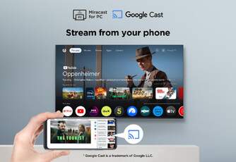 TV TCL 43%%%quot; 43P7K UHD QLED GOOGLETV DOLBY ATMOS