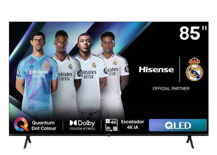 TV 85" QLED Hisense 85E7NQ - 4K Ultra HD, Smart TV, HDR10+