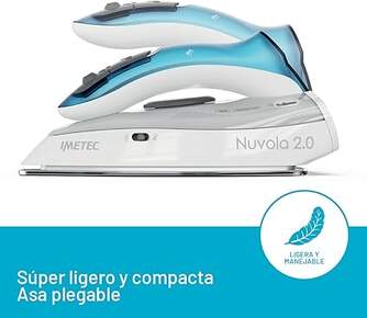 PLANCHA IMETEC NUVOLA 2.0 1000W VIAJE SUELA INOX