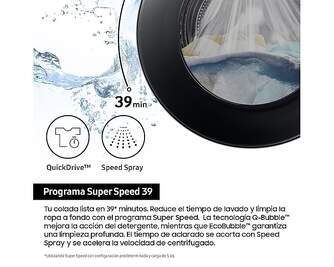 LVD.SEC. SAMSUNG WD90DB8B85GBU3 9/6K 1400R BLACK