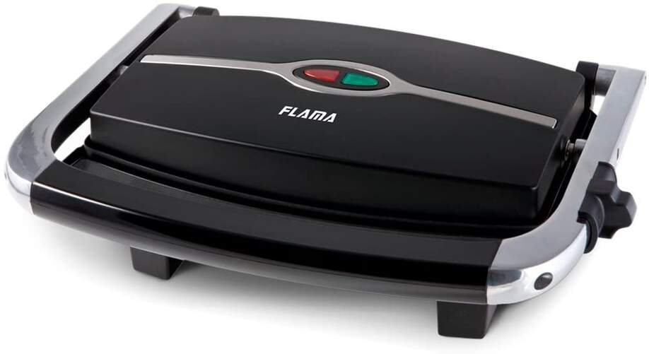 Grill Flama 499FL - 1000W, Antiadherente, Recogegrasas