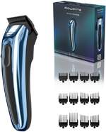 Cortapelo Rowenta TN1551 - 6 Peines, Autonomía 150 min, 0,3 mm, Negro, Azul