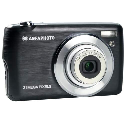 C&aacute;mara Agfa DC8200 Negra - 21MP, Zoom 8x, Pantalla TFT 2.7", Fotos y V&iacute;deo FullHD, Admite Tarjeta SD