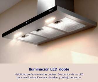 CAMPANA ARTICA ASKYLINE60AI 60CM A INOX TOUCH