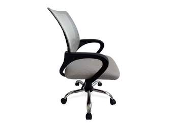 SILLA OFICINA EQUIP MESH OFFICE CHAIR LIGHT GREY