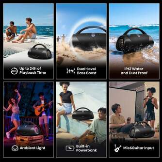 ALTAVOZ HISENSE VOYAGEBOOM 360W BT 24H IP67