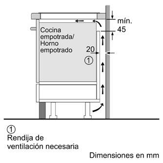 ENCIM. BOSCH PID775HC1E 3F IND 70CM ZONA 32CM
