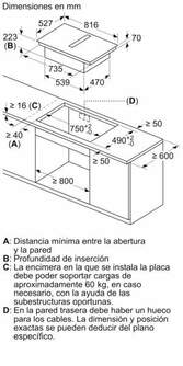 ENCIM. BOSCH PXX875D67E 80CM 2F INDUCCION IFY