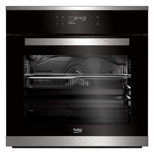 Horno Vapor Beko BIS25500XMS | A, 15 Funciones, Display, Negro